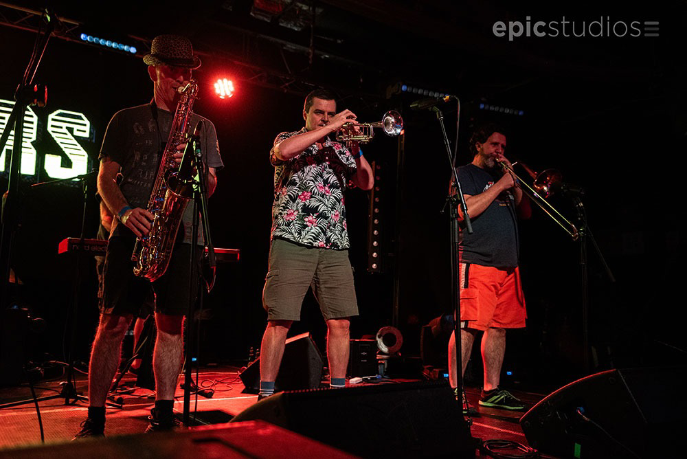 a group of people on a stage