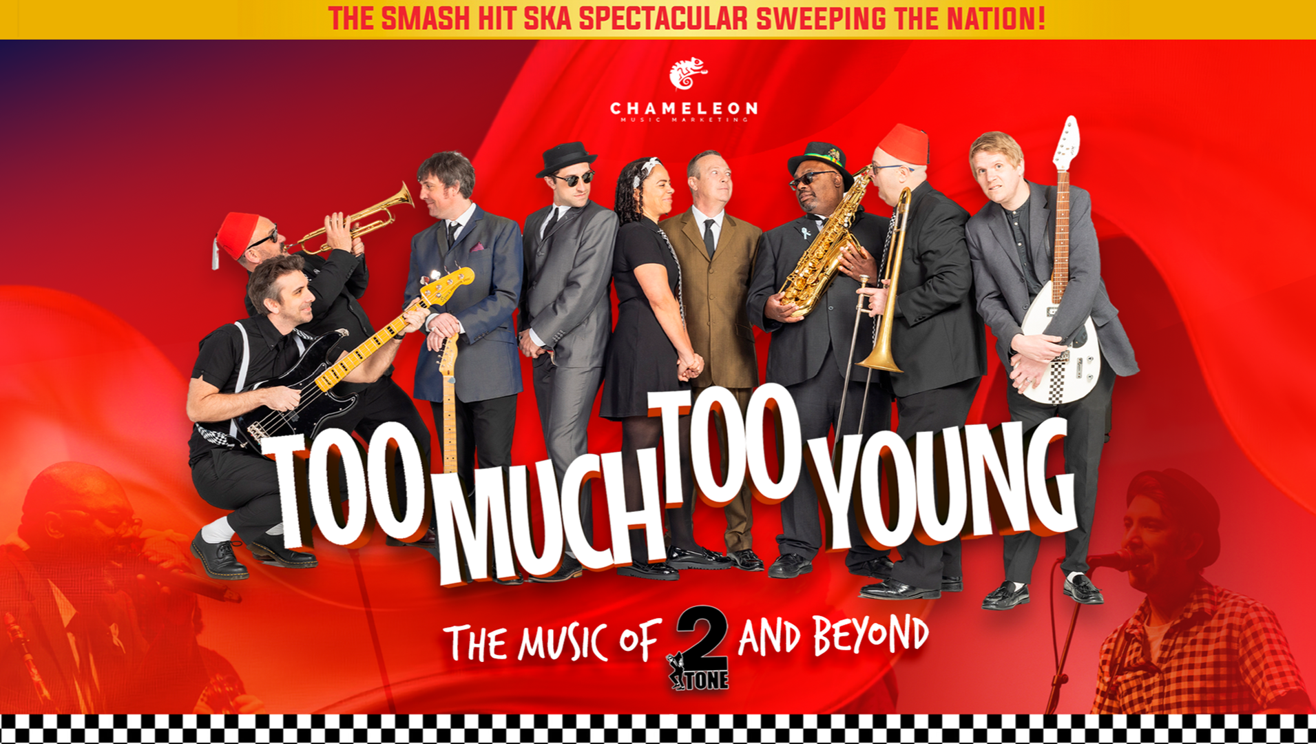 a group of men holding musical instruments