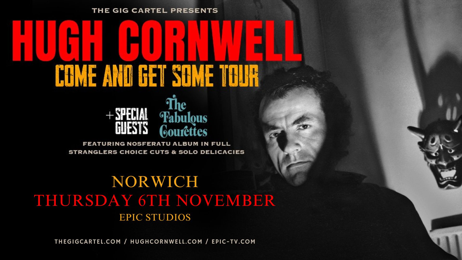 a man with a mustache