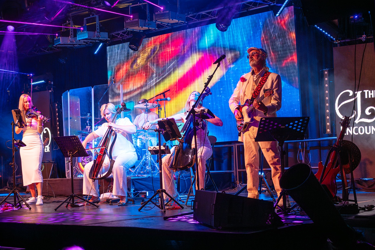 a group of people on a stage