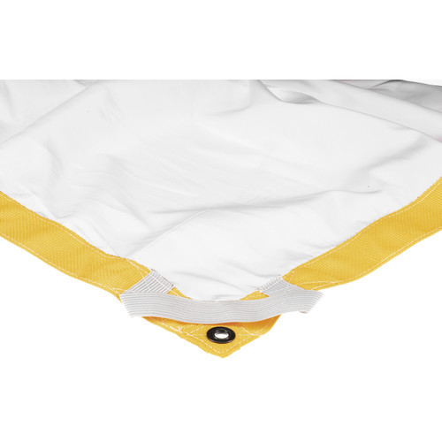 8x8 - White Artificial Silk