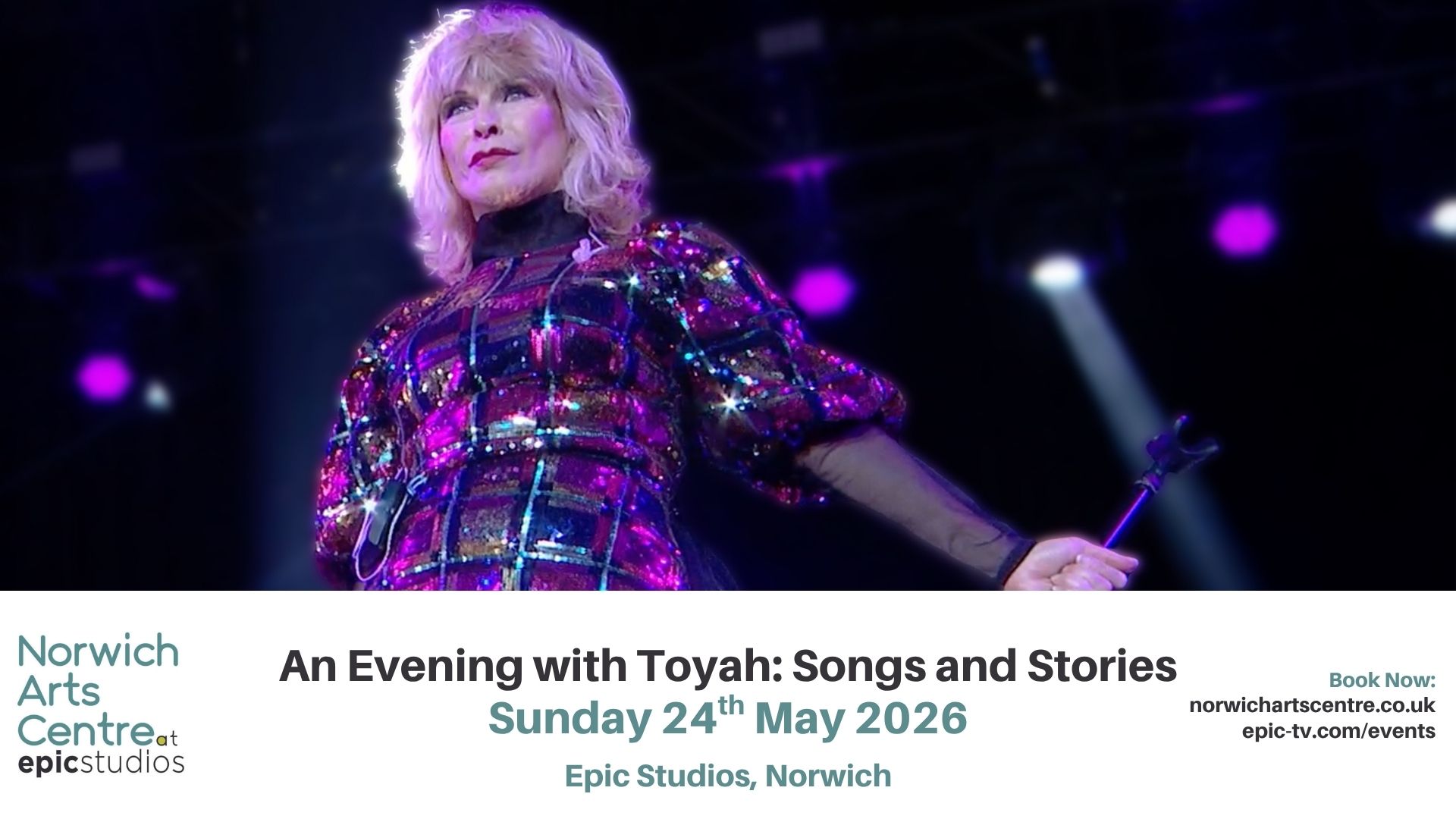 a person with a microphone